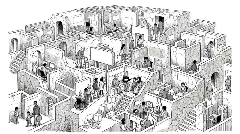 Stop met het bouwen van digitale doolhoven: tijd voor een overheid die niemand vergeet