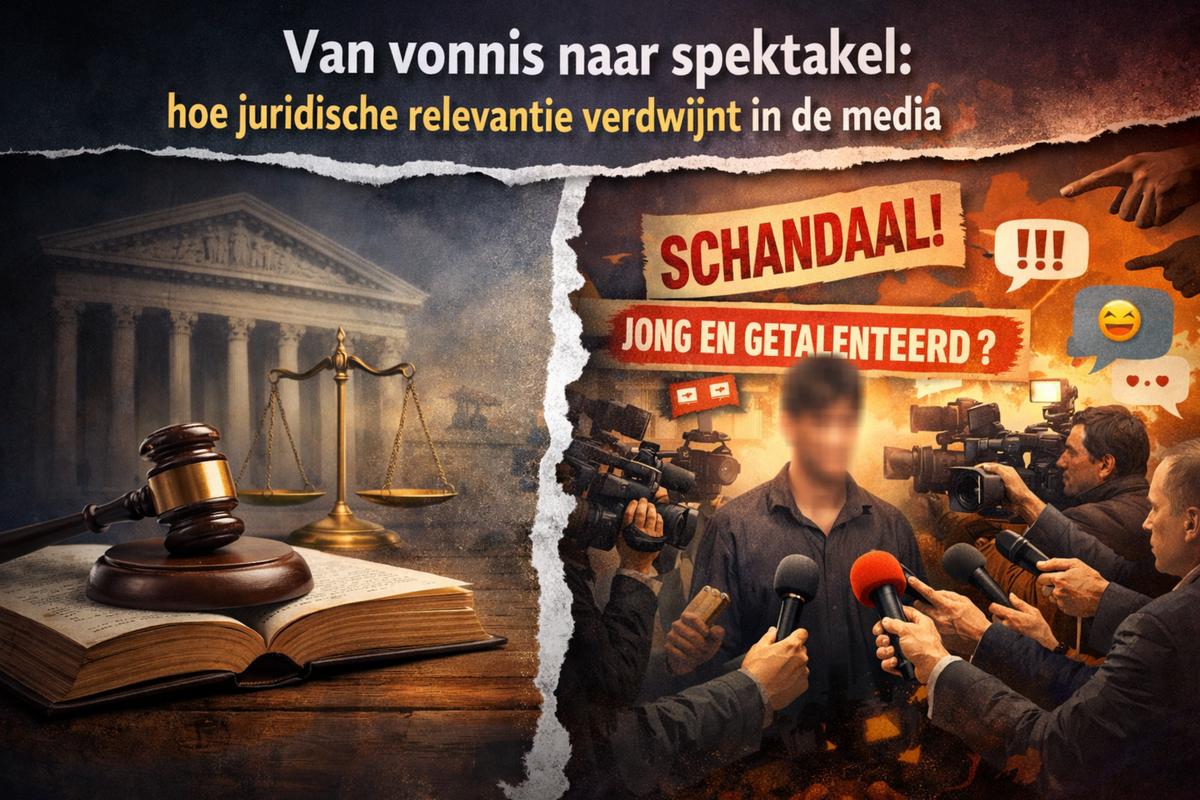 Van vonnis naar spektakel: hoe juridische relevantie verdwijnt in de media